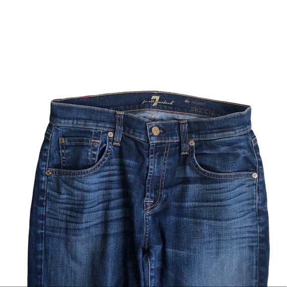 7 For All Mankind Relaxed Skinny Jeans-Sz 26 - Picture 2 of 3